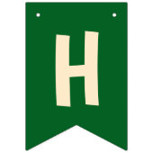 Bannière À Fanions Camping Vert Anniversaire Fête Joyeux Anniversaire (Deuxième drapeau)