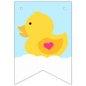 Bannière À Fanions Caoutchouc jaune et rose (Premier drapeau)