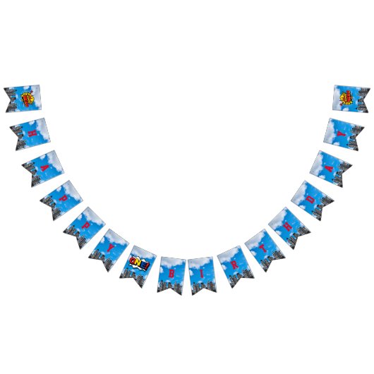 Bannière À Fanions Capitaine One-derpants Joyeux anniversaire (Tout)