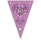 Bannière À Fanions Cardinal Red Rosace (Deuxième drapeau)