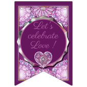 Bannière À Fanions Cardinal Red Rosace (Deuxième drapeau)