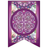 Bannière À Fanions Cardinal Red Rosace (Troisième drapeau)