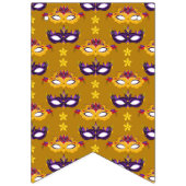 Bannière À Fanions Carnaval de Mardi Gras (Deuxième drapeau)