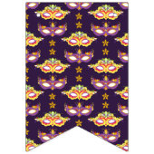 Bannière À Fanions Carnaval de Mardi Gras (Premier drapeau)