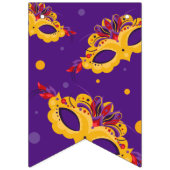 Bannière À Fanions Carnaval de Mardi Gras (Troisième drapeau)