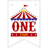 Bannière À Fanions Carnaval Thème 1er anniversaire 12 mois Photo (Premier drapeau)