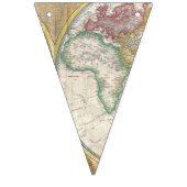 Bannière À Fanions Carte du monde d'explorateur (Deuxième drapeau)