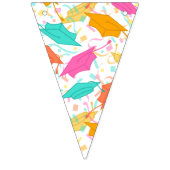 Bannière À Fanions Casquette de diplôme Toss (Tropical) (Troisième drapeau)