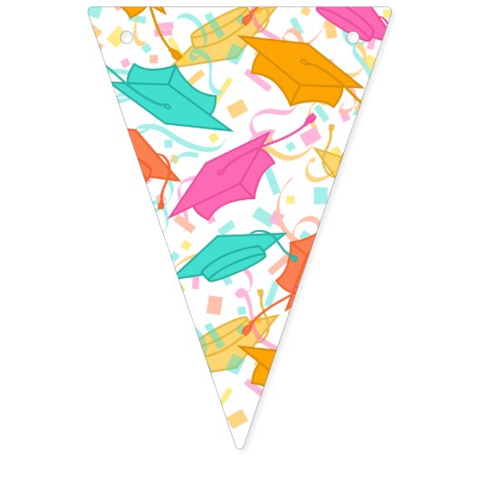 Bannière À Fanions Casquette de diplôme Toss (Tropical) (Premier drapeau)