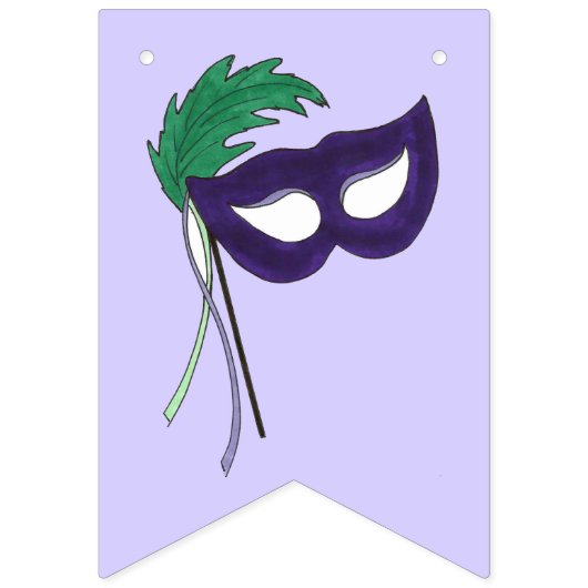 Bannière À Fanions Casser Une Jambe Masques Drama Ouverture Soirée (Deuxième drapeau)