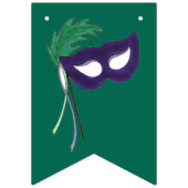 Bannière À Fanions Casser Une Jambe Masques Drama Ouverture Soirée (Premier drapeau)