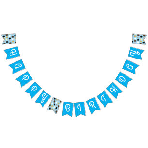 Bannière À Fanions Cat Cute Kitty Colorée 1er Anniversaire Thème de f