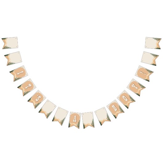 Bannière À Fanions C'est un Boy Desert Cactus Baby shower Sud-Ouest (Tout)