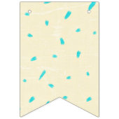 Bannière À Fanions C'est un Garçon Turquoise et un Baby shower Tan (Deuxième drapeau)