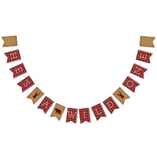 Bannière À Fanions C'est un sauvage Premier Anniversaire