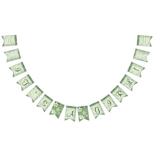 Bannière À Fanions Chantily Whimsical Mixed Media C'EST UNE FILLE (Tout)