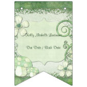 Bannière À Fanions Chantily Whimsical Mixed Media C'EST UNE FILLE (Premier drapeau)