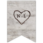 Bannière À Fanions Chartreuse sculptée Fête des mariées de bouleau ru (Premier drapeau)