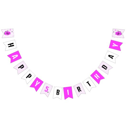 Bannière À Fanions Chat lilas mou (Tout)