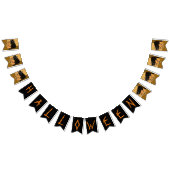 Bannière À Fanions Chat noir d'Halloween et Citrouille (Tout)