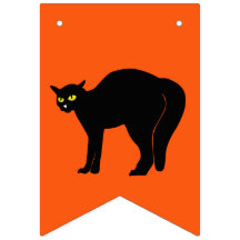 Chats Noirs sur Fond Multicolore