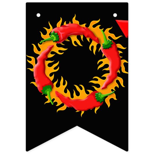 BANNIÈRE À FANIONS CHAUD (Deuxième drapeau)