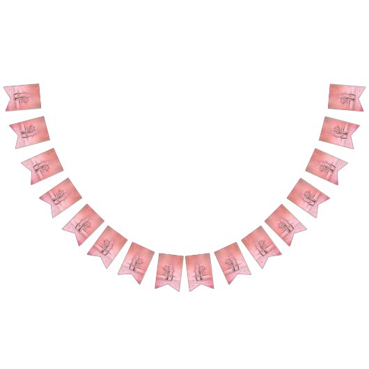 Bannière À Fanions Chaussures de ballet rose Ballerina (Tout)