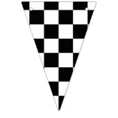 Bannière À Fanions Checkered noir (Deuxième drapeau)