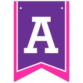 Bannière À Fanions Chevaliers médiéval Joyeux anniversaire filles bat (Deuxième drapeau)