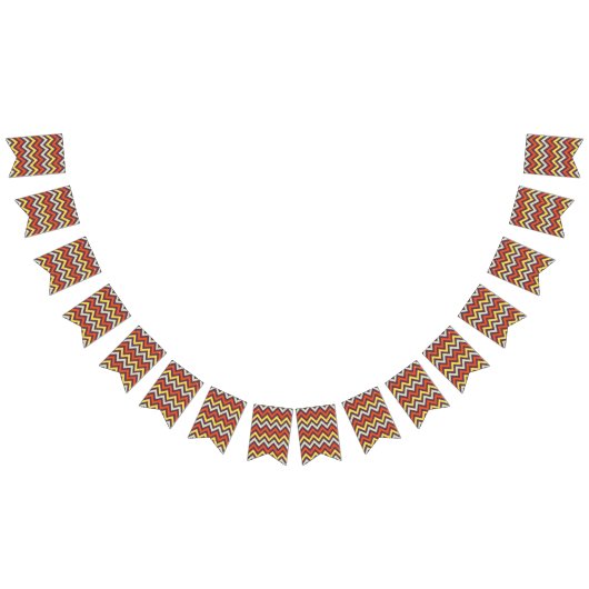 Bannière À Fanions Chevron Motif (Tout)