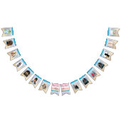 Bannière À Fanions Chic Blush Pink Sunset Beach Mariage (Tout)