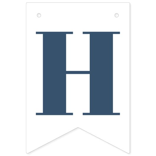 Bannière À Fanions Child's Blueberry Berry First Birthday (Deuxième drapeau)