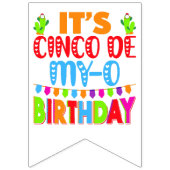 Bannière À Fanions cinco de mayo anniversaire drôle jeu (Premier drapeau)