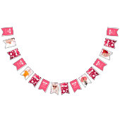 Bannière À Fanions Cinquantième fête d'anniversaire de coutume 50 et (Tout)