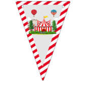 Bannière À Fanions Cirque Carnaval Thème Anniversaire Fête (Premier drapeau)
