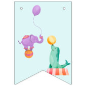 Bannière À Fanions Cirque Carnaval Thème Fête d'anniversaire pour enf (Premier drapeau)