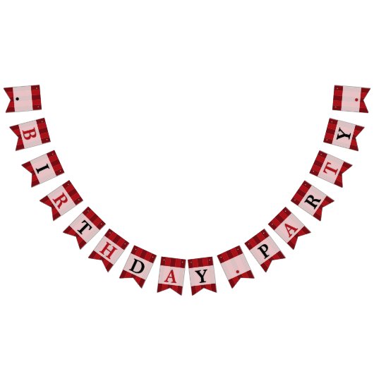 Bannière À Fanions Cirque classique Couleur Anniversaire (Tout)