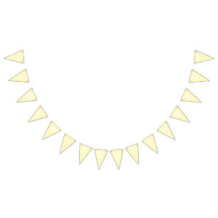 Bannière À Fanions Citron Chiffon couleur solide Personnaliser