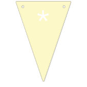 Bannière À Fanions Citron Chiffon couleur solide Personnaliser (Premier drapeau)