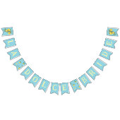 Bannière À Fanions Citrons italiens bleus La Dolce Bride Réception de (Tout)