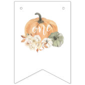 Bannière À Fanions Citrouille 1er anniversaire (Premier drapeau)