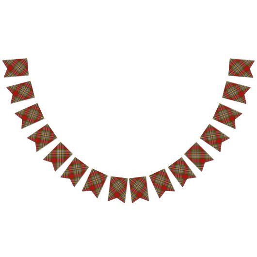 Bannière À Fanions Clan écossais Chattan Tartan (Tout)