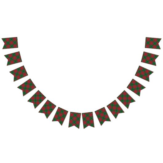 Bannière À Fanions Clan écossais MacCulloch Tartan (Tout)