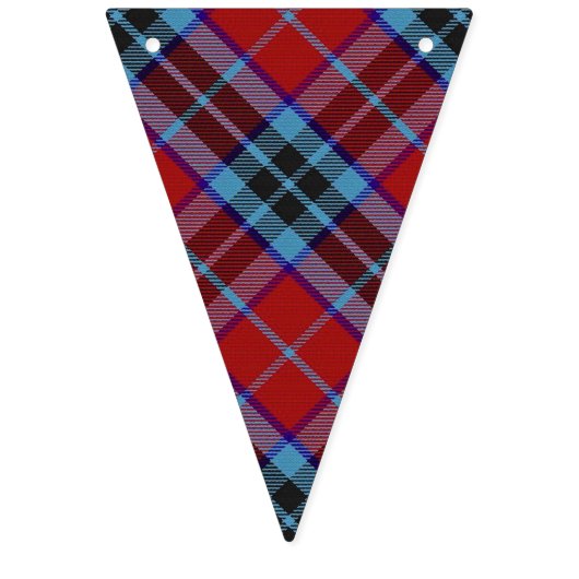 Bannière À Fanions Clan écossais MacTavish Tartan (Troisième drapeau)