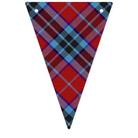 Bannière À Fanions Clan écossais MacTavish Tartan (Premier drapeau)