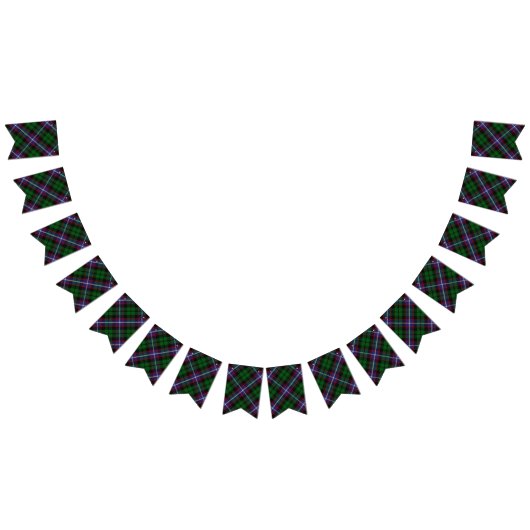 Bannière À Fanions Clan écossais Russell Tartan (Tout)