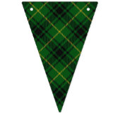 Bannière À Fanions Clan MacArthur tartan vert et noir d'Arthur (Troisième drapeau)