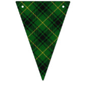 Bannière À Fanions Clan MacArthur tartan vert et noir d'Arthur (Premier drapeau)
