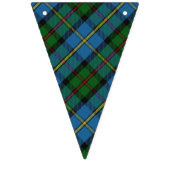 Bannière À Fanions Clan MacLeod de tartan bleu et vert de Harris (Premier drapeau)