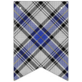 Bannière À Fanions Clan tartan blanc et bleu de Hannay (Deuxième drapeau)
